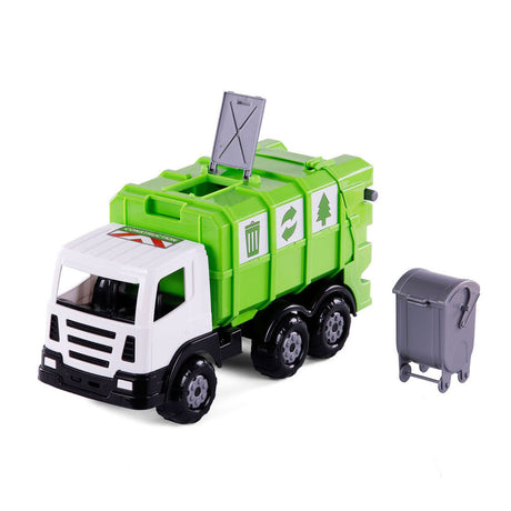 Cavallino XL Garbage Truck Green, 42 cm