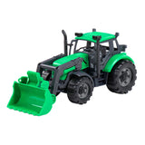 Umærket Cavallino traktor med skovlgrøn, skala 1:32