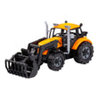 Cavallino traktor med oplader gul, skala 1:32