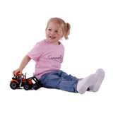 Cavallino traktor med oplader gul, skala 1:32