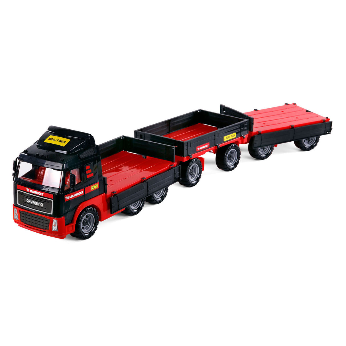 Cavallino Mammoth Truck med dobbelt trailer, skala 1:16
