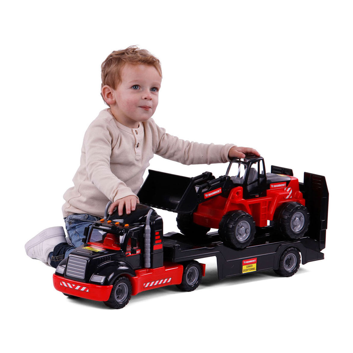 Cavallino Mammoet Torpedo Truck med bulldozer, skala 1:16
