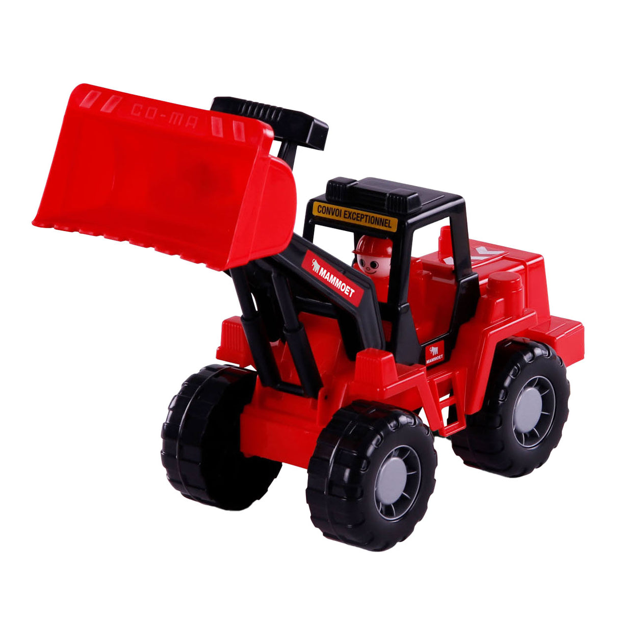 Cavallino Mammoet gravemaskine med leget figur, 42,5 cm