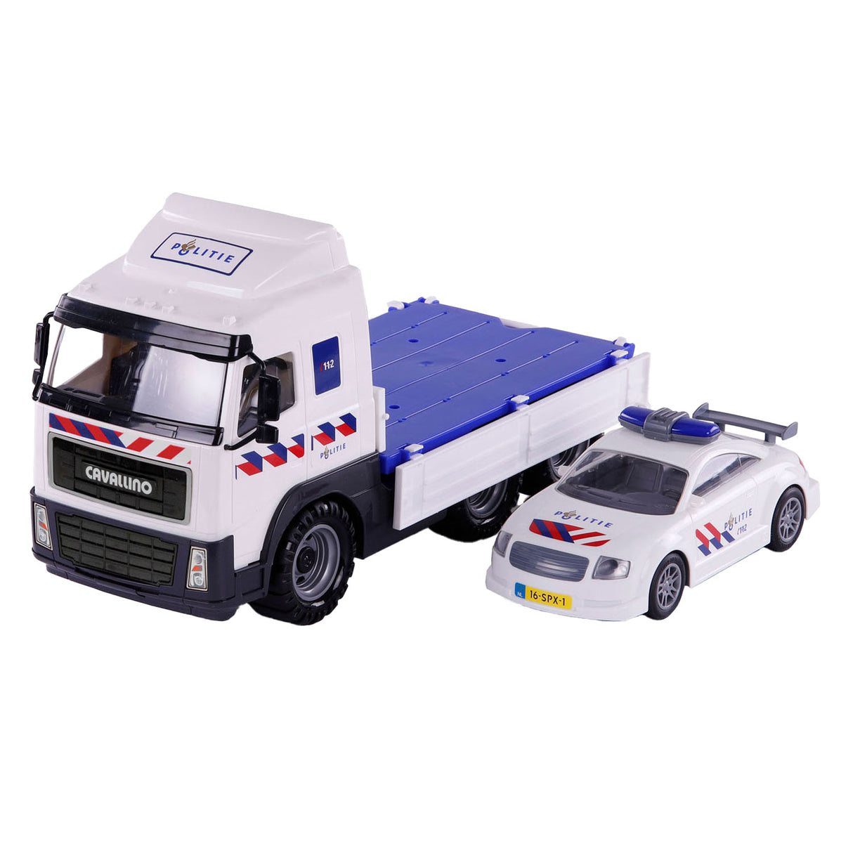 Cavallino Police Truck and Police Car, skala 1:16