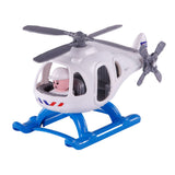 Cavallino Police -helikopter med leget figur, 29,5 cm