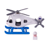 Cavallino Police -helikopter med leget figur, 29,5 cm