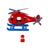 Cavallino Fire Brigade Helicopter med leget figur, 29,5 cm