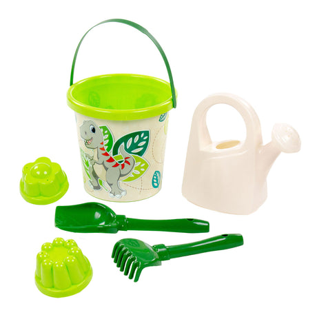 Cavallino Safari XL Bucket Set med sandformer Dino, 8dlg.