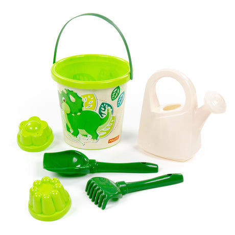 Cavallino Safari XL Bucket Set med sandformer Dino, 8dlg.