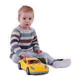 Cavallino racing bil gul, 36 cm