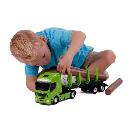Cavallino iveco træstammelastbil skala 1:30