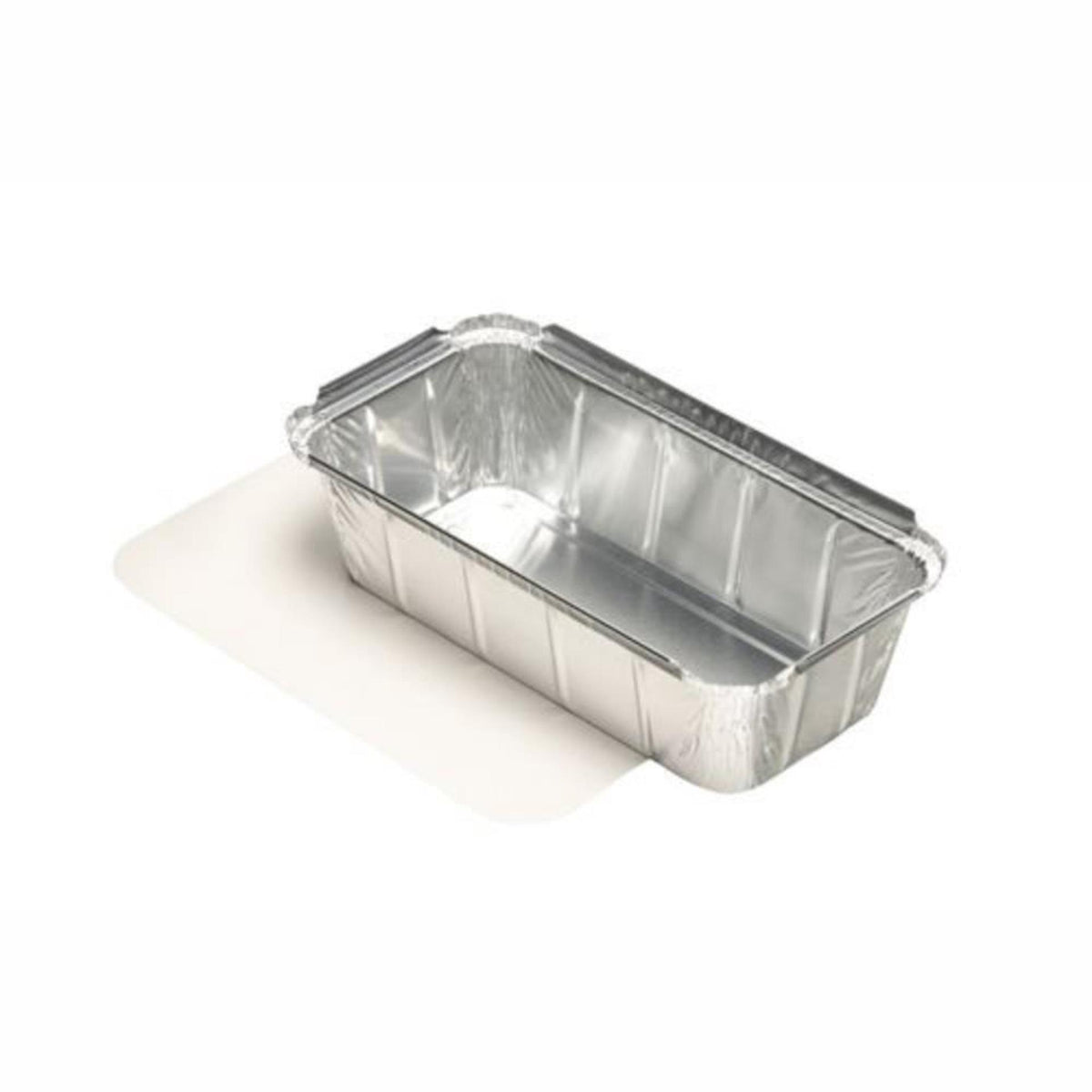 Papstar take-away aluminium skål 1 liter med pap låg, pakke med 10 stk