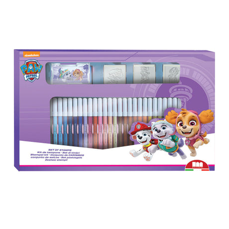 Multiprint Paw Patrol Skye Color Set med frimærker, 41dlg.