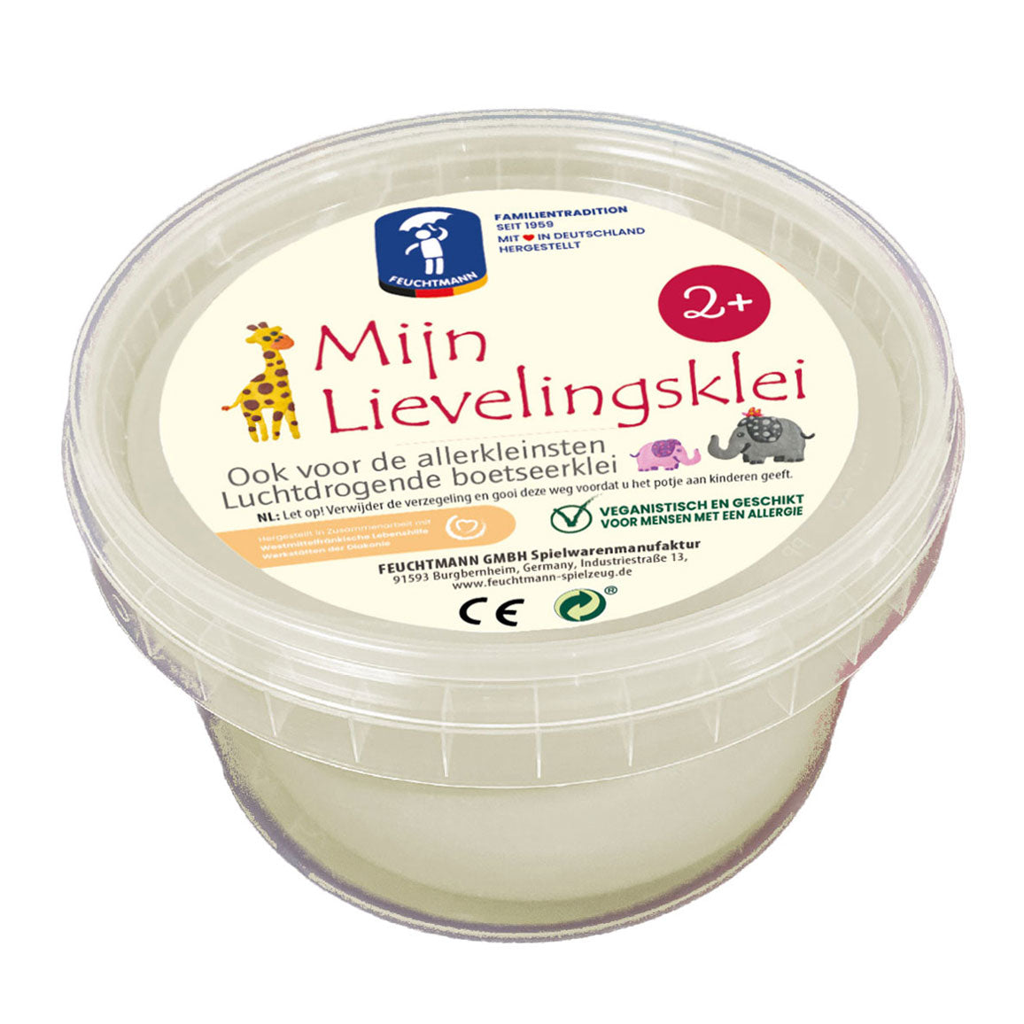 Feuchtmann mit yndlingsler - hvid, 500gr.