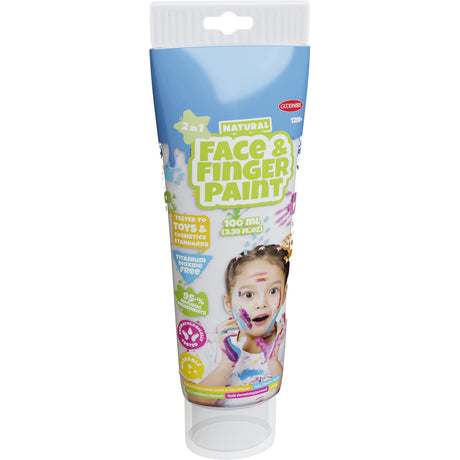 Boti naturlig ansigts fingermaling tube - hvid, 100ml