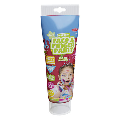 Boti naturlig ansigtsfingermaling tube - rød, 100ml