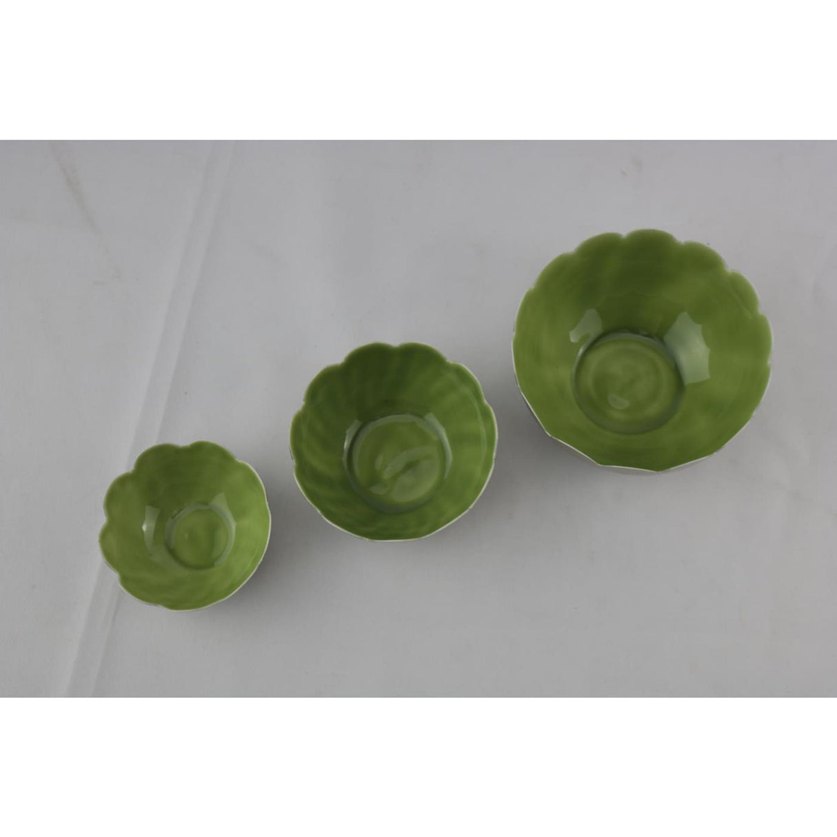 Mansion atmosphere loire votive waxinelichthouder groen set a 3