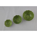 Mansion atmosphere loire votive waxinelichthouder groen set a 3