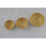 Mansion atmosphere loire votive waxinelichthouder beige set a 3
