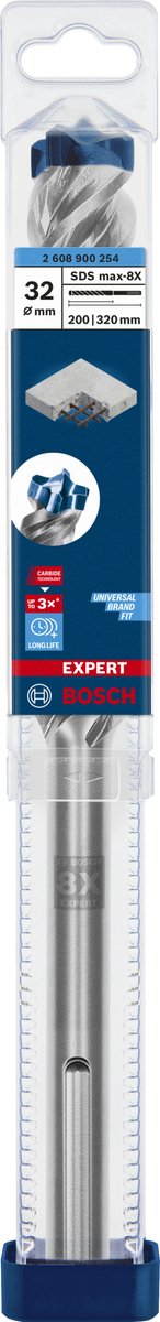 Bosch ekspert sds max-8x borehammer 32 x 200 x 320 mm