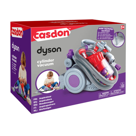 Casdon legetøjsstøvsuger Dyson DC22 med realistisk sug.