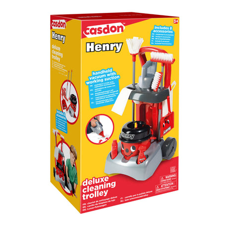 Casdon rengøringsvogn henry deluxe legesæt