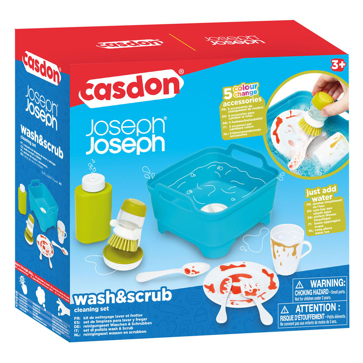 Casdon joseph joseph vaske- og skrubberensesæt