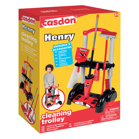 Casdon schoonmaak trolley henry