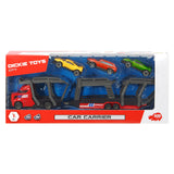 Dickie toys biltransportør + 3 biler