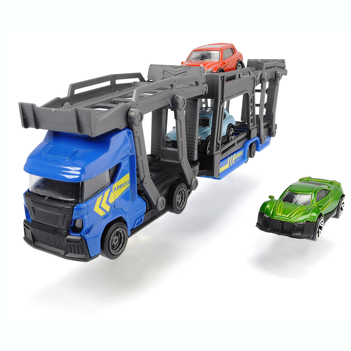 Dickie toys biltransportør + 3 biler