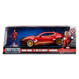 Jada legetøj - marvel ironman 2016 chevy camaro ss - 1:24 - die-cast - fra 8 år - legetøjskøretøj