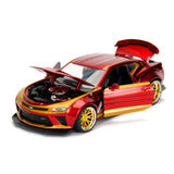 Jada legetøj - marvel ironman 2016 chevy camaro ss - 1:24 - die-cast - fra 8 år - legetøjskøretøj