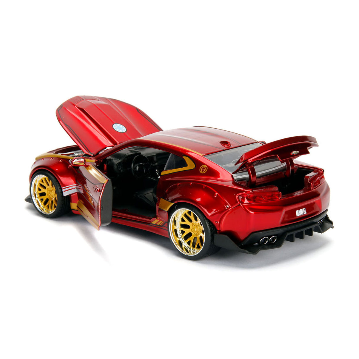 Jada legetøj - marvel ironman 2016 chevy camaro ss - 1:24 - die-cast - fra 8 år - legetøjskøretøj