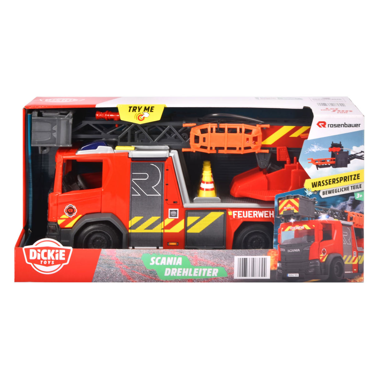 Dickie Fire Truck med vandsprøjter