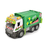 Dickie legetøj action truck - skraldebil - 26 cm - lys og lyd - legetøjskøretøj