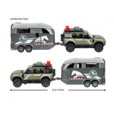 Majorette Land Rover med hestevogn