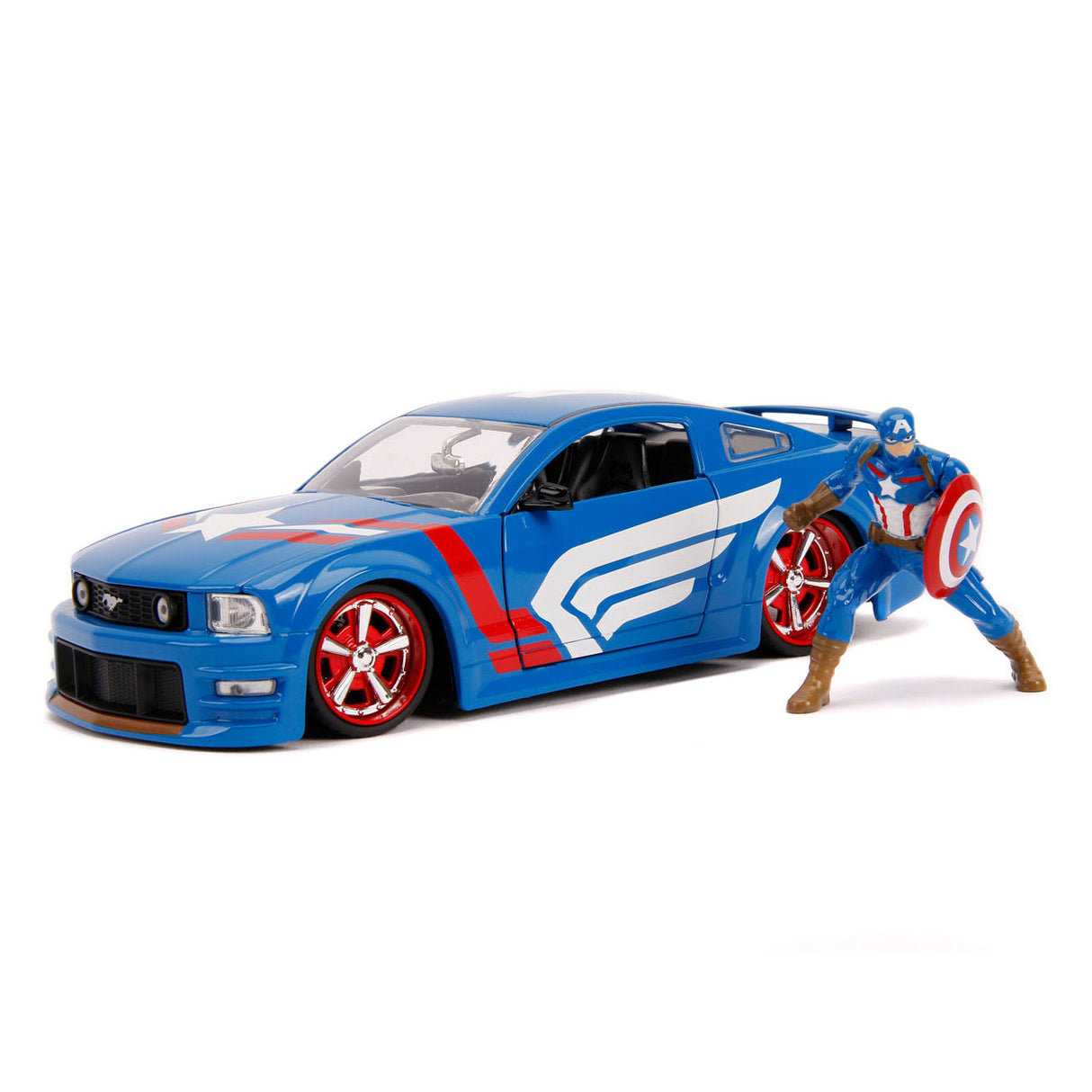 Jada Avengers Captain America med auto 1:24
