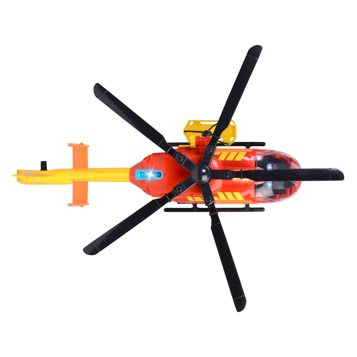Dickie legetøj - ambulancehelikopter - hospitalshelikopter - lys og lyd - roterende propel - fra 3 år