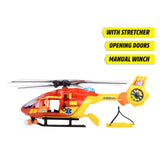 Dickie legetøj - ambulancehelikopter - hospitalshelikopter - lys og lyd - roterende propel - fra 3 år