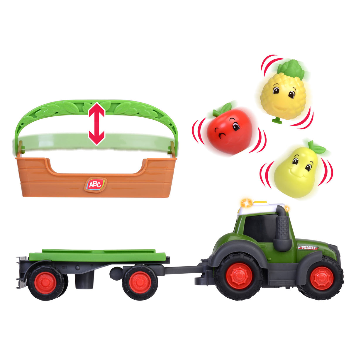 ABC Freddy Fruit Tractor med trailer