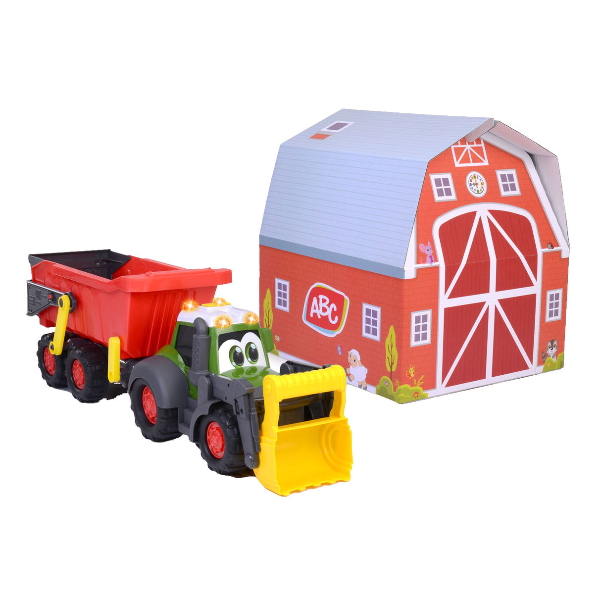 Dickie ABC Fendti traktor med trailer og gård