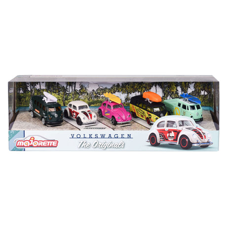 Majorette Volkswagen de originale legebiler, 5 stk.
