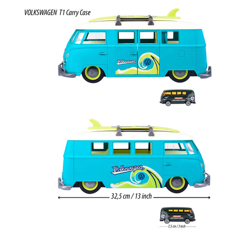 Majorette VW The Originals T1 bæretaske med 1 bil