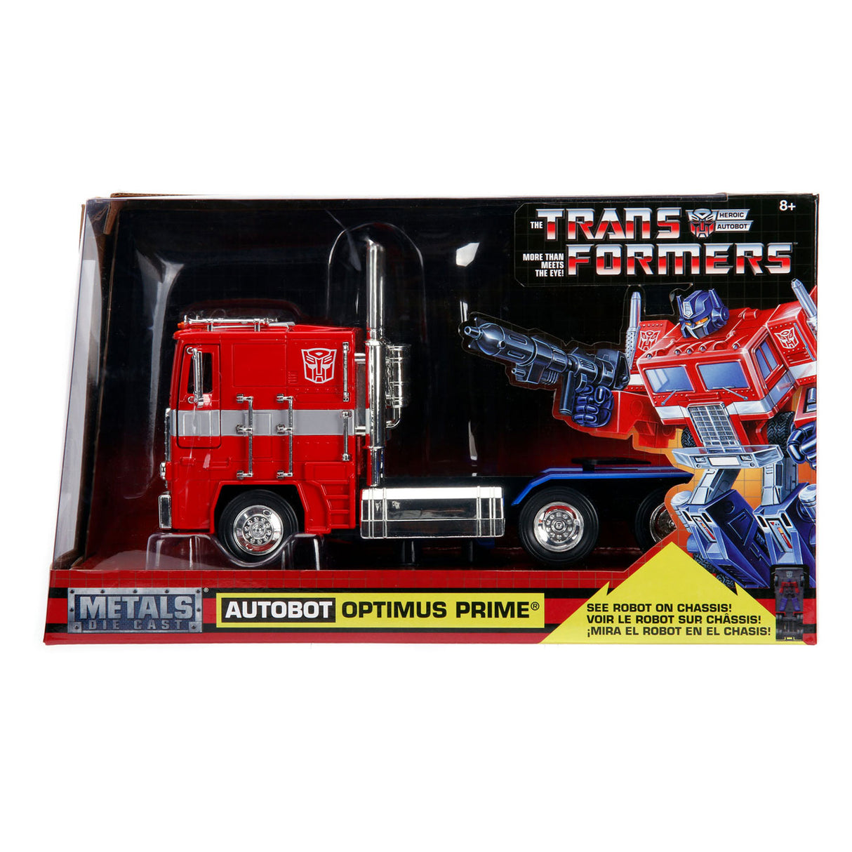 Jada legetøj jada diecast g1 optimus prime 1:24