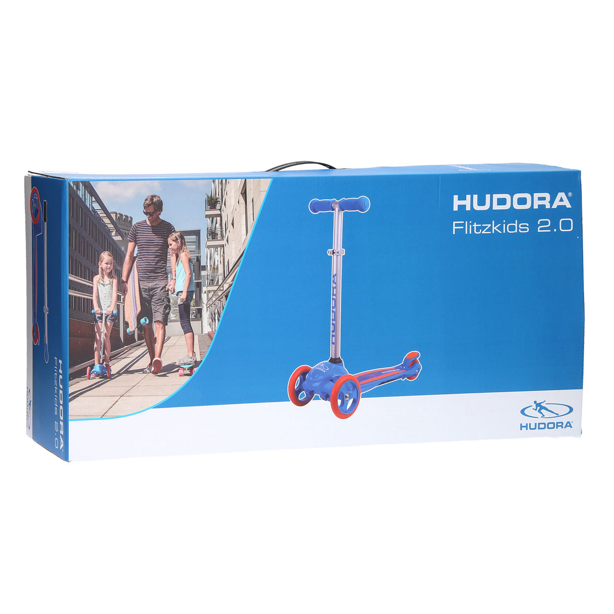 Hudora flitzkids scooter - blå