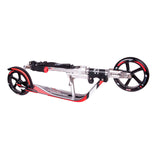 Hudora scooter big wheel step rx205 - sort rød