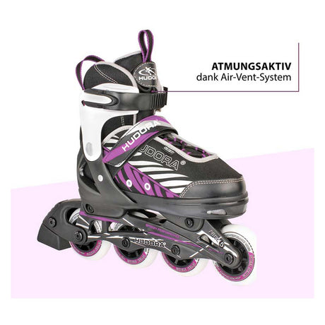Hudora Børns skeelere Mia Purple, MT 29-32