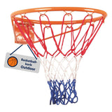 Hudora basketball ring metal med net