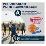 Hudora basketball ring metal med net