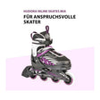 Hudora Skeelers Mia Black Purple, størrelse 37-40